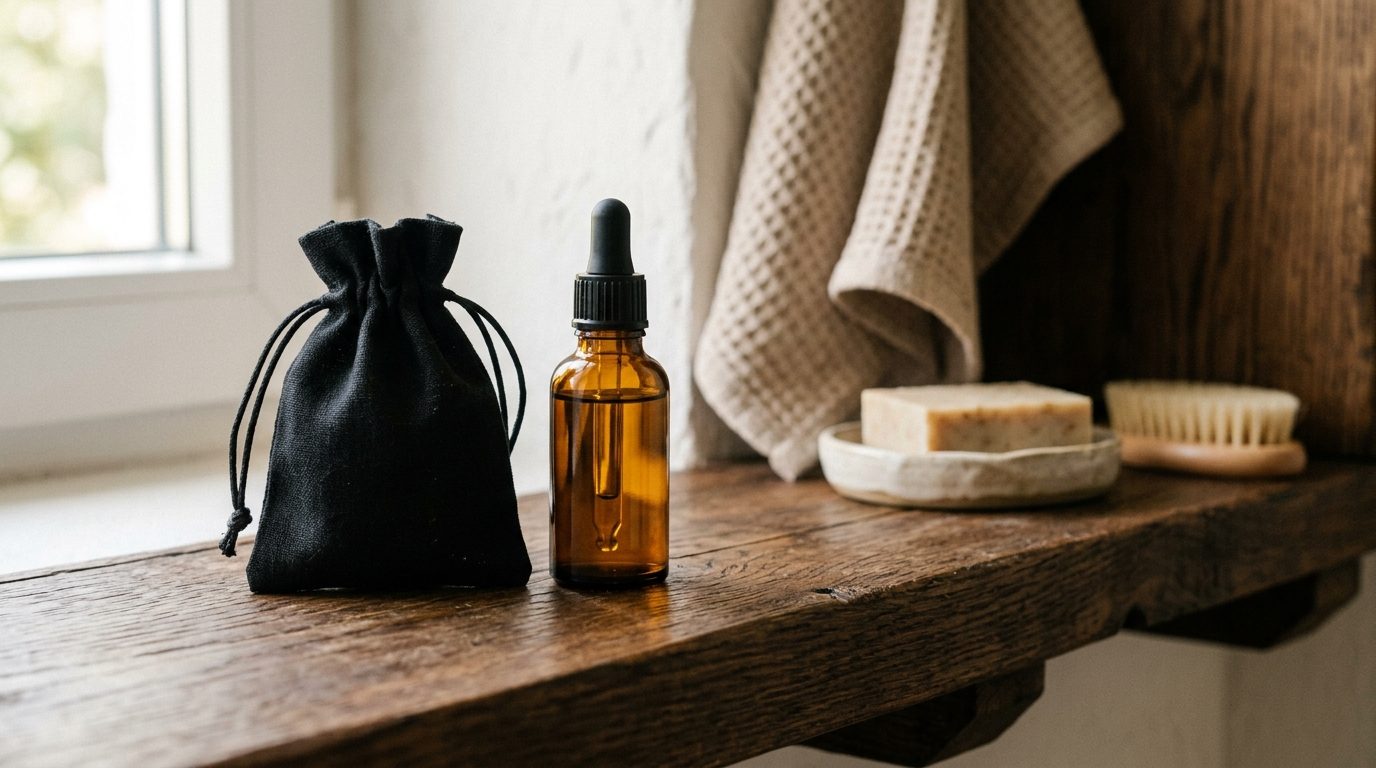 Protéger et transporter son huile à barbe : l&rsquo;intérêt du pochon de rangement