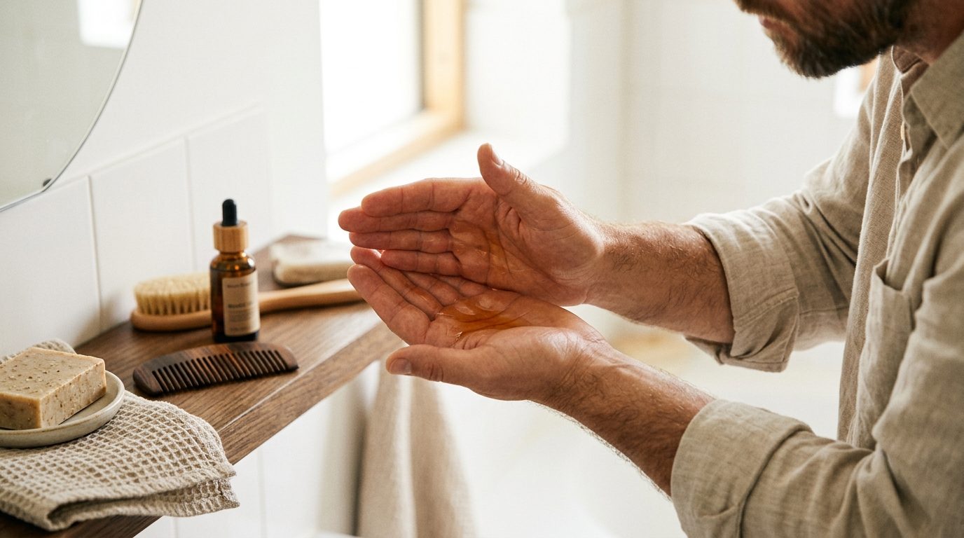 Fréquence d&rsquo;utilisation et application : réussir sa routine d&rsquo;huile à barbe