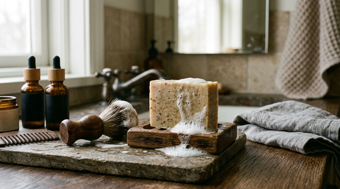 Savon corps et rasage : le soin 2-en-1 pour la douche et les contours