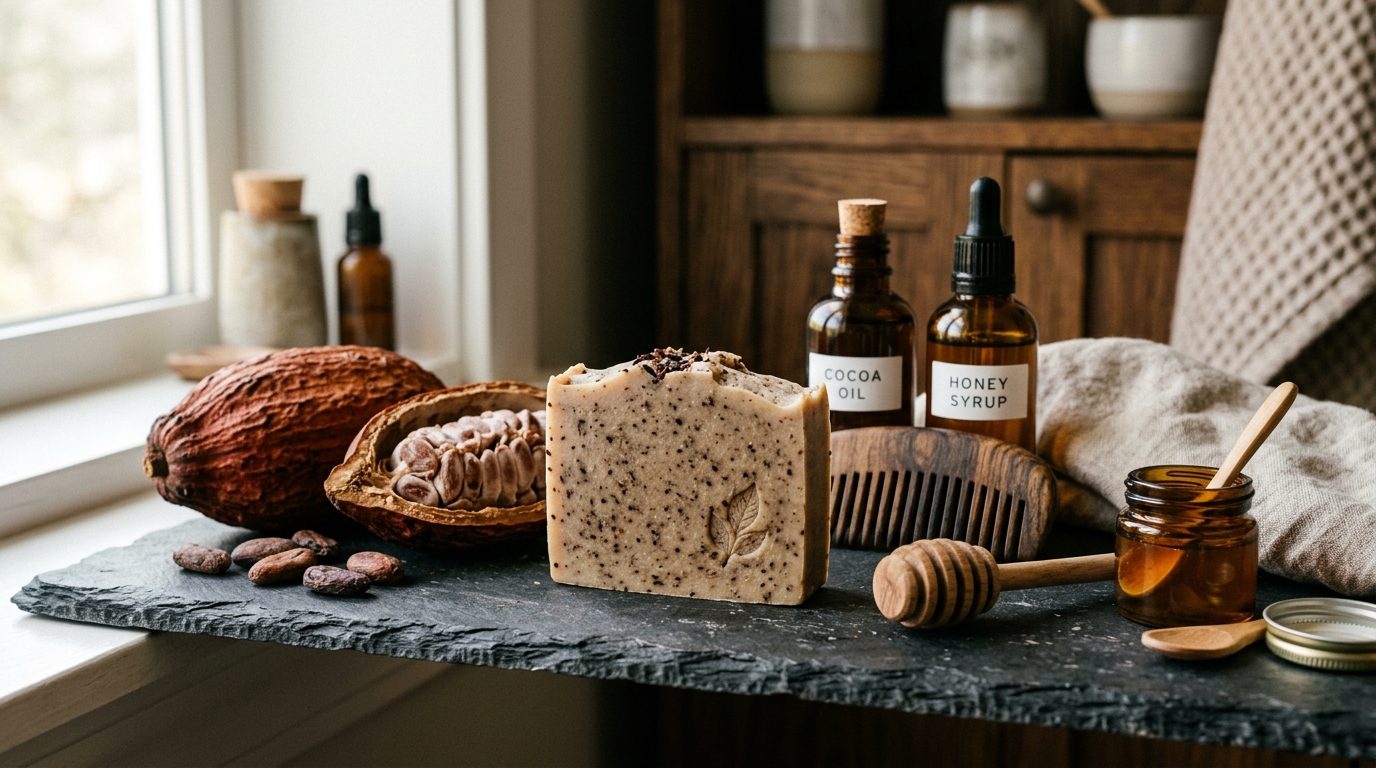 Savon Cacao et Miel : le soin surgras pour barbe et peaux sèches