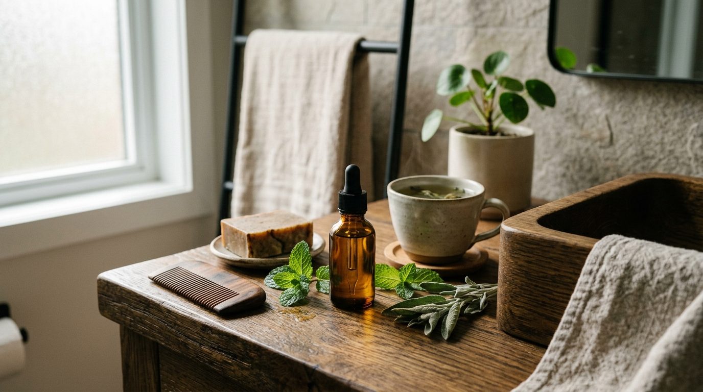 Huile à barbe Instant Thé : fraîcheur végétale et soin complet